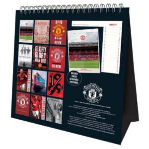 TM 08061 Manchester United FC Desktop Calendar 2027