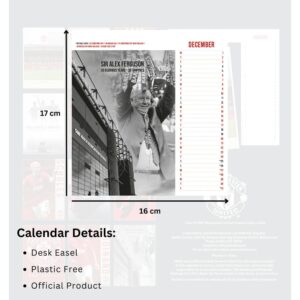 TM 08061 Manchester United FC Desktop Calendar 2027