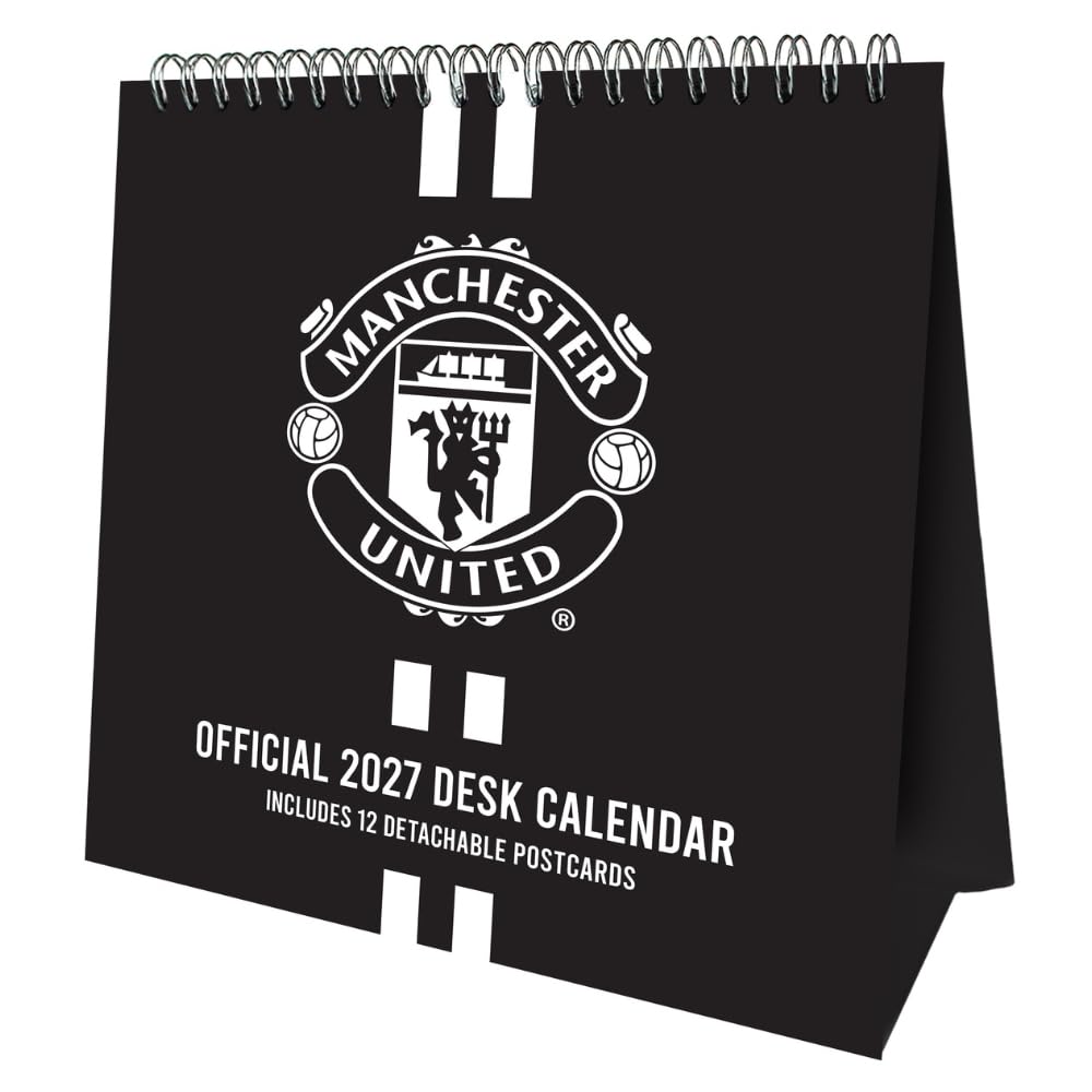 TM-08061-Manchester-United-FC-Desktop-Calendar-2027 TM 08061 Manchester United FC Desktop Calendar
