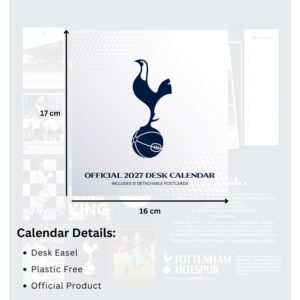 TM 08063 Tottenham Hotspur FC Desktop Calendar 2027