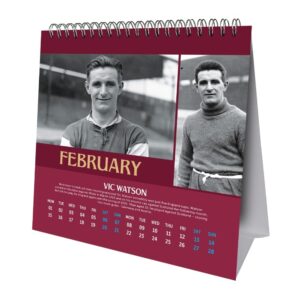 TM 08064 West Ham United FC Desktop Calendar 2027