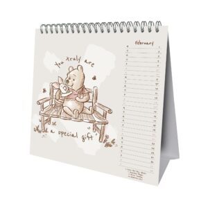 TM 08068 Winnie The Pooh Desktop Calendar 2027
