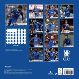 TM 08072 Chelsea FC Legends Square Calendar 2027