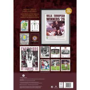 TM 08077 Aston Villa FC Deluxe Calendar 2027