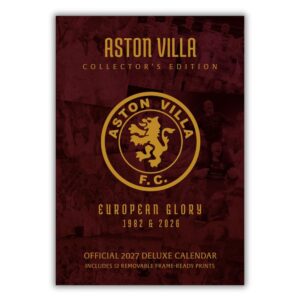 TM 08077 Aston Villa FC Deluxe Calendar