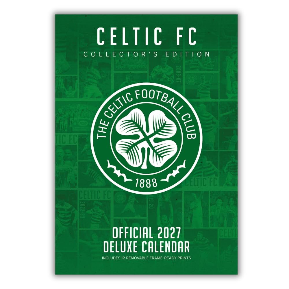 TM-08078-Celtic-FC-Deluxe-Calendar-2027 TM 08078 Celtic FC Deluxe Calendar