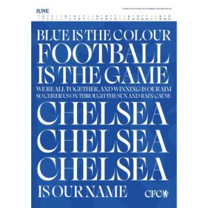 TM 08079 Chelsea FC Deluxe Calendar 2027