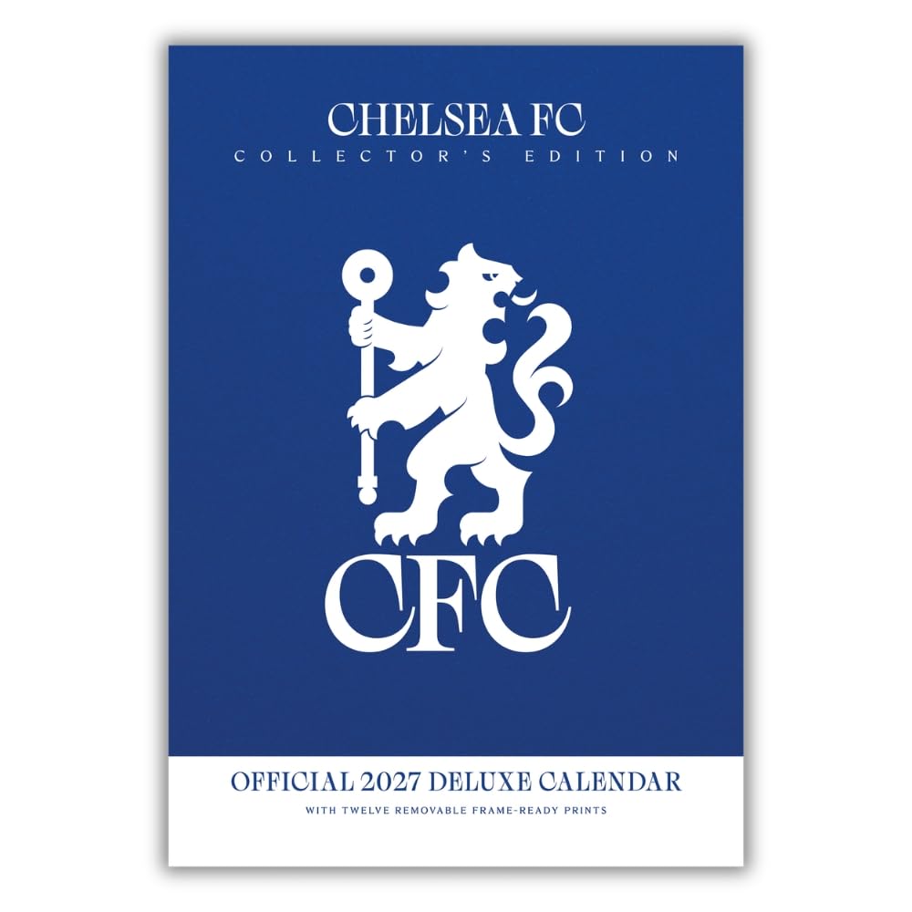 TM-08079-Chelsea-FC-Deluxe-Calendar-2027 TM 08079 Chelsea FC Deluxe Calendar