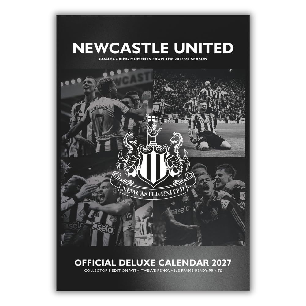 TM-08084-Newcastle-United-FC-Deluxe-Calendar-2027 TM 08084 Newcastle United FC Deluxe Calendar