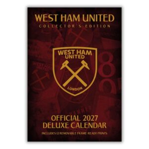 TM 08086 West Ham United FC Deluxe Calendar