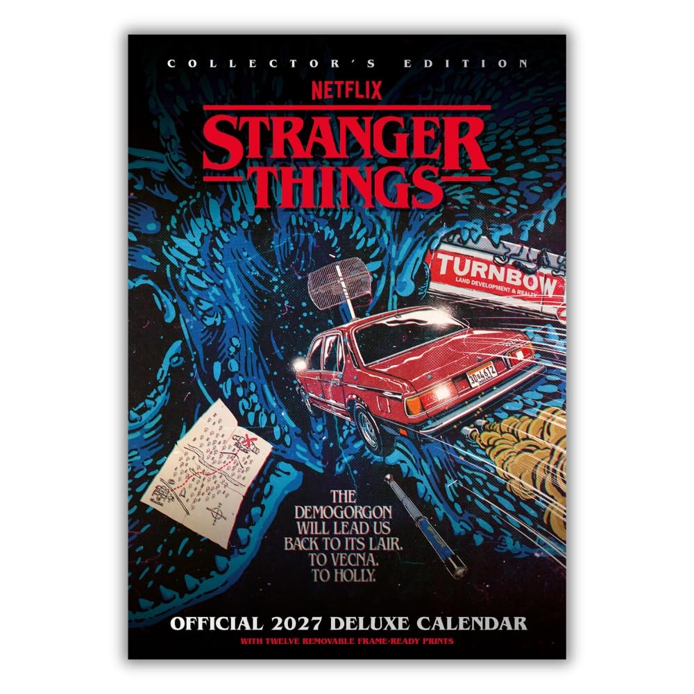 TM-08091-Stranger-Things-Deluxe-Calendar-2027 TM 08091 Stranger Things Deluxe Calendar