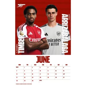 TM 08093 Arsenal FC A3 Calendar 2027