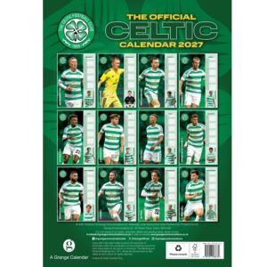 TM 08100 Celtic FC A3 Calendar 2027