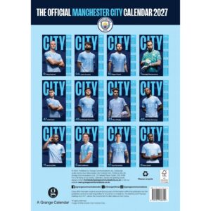 TM 08113 Manchester City FC A3 Calendar 2027
