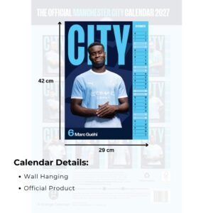 TM 08113 Manchester City FC A3 Calendar 2027
