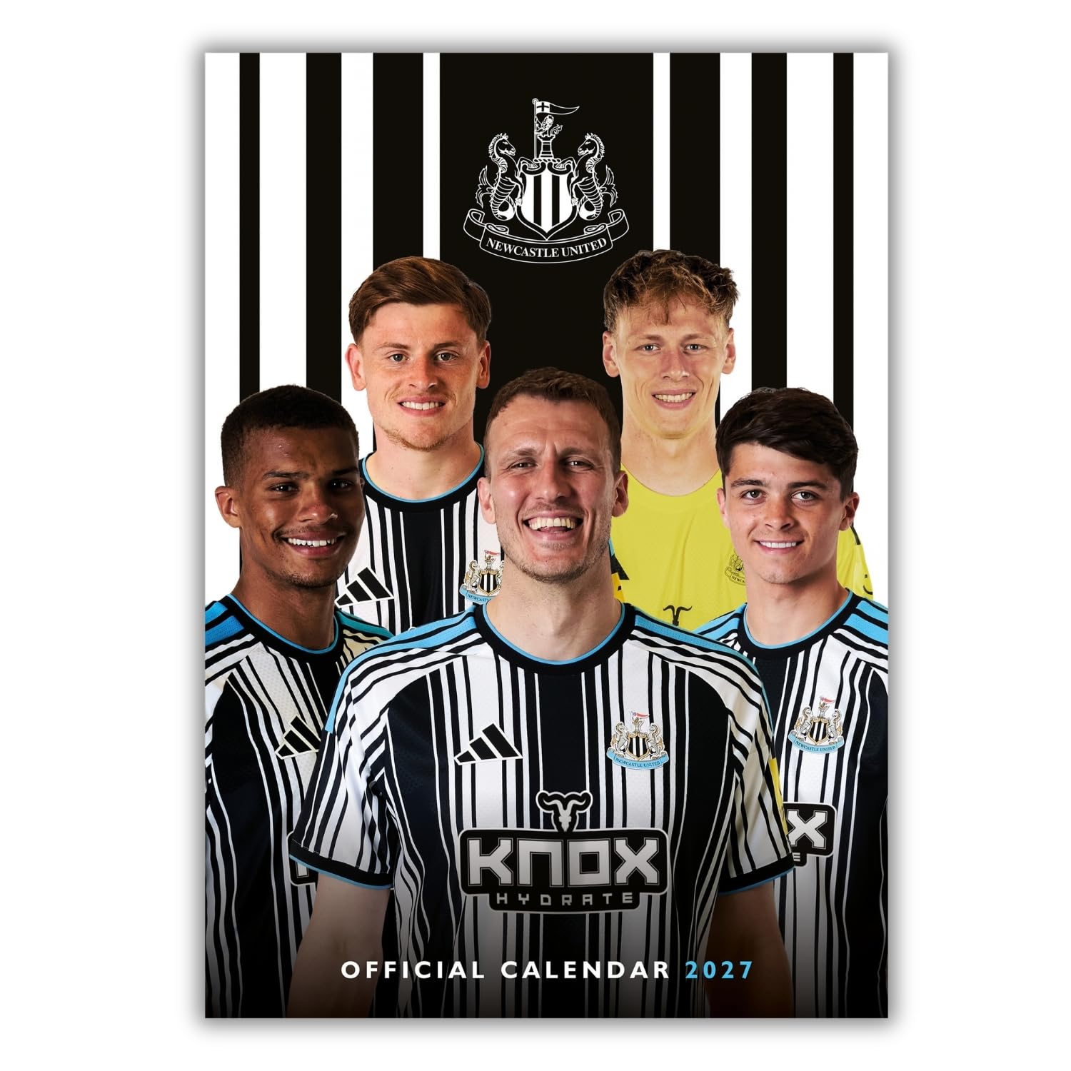 TM-08115-Newcastle-United-FC-A3-Calendar-2027 TM 08115 Newcastle United FC A3 Calendar