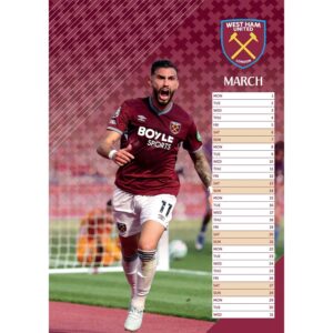 TM 08125 West Ham United FC A3 Calendar 2027