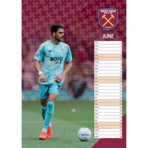 TM 08125 West Ham United FC A3 Calendar 2027