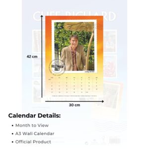 TM 08132 Cliff Richard A3 Calendar 2027