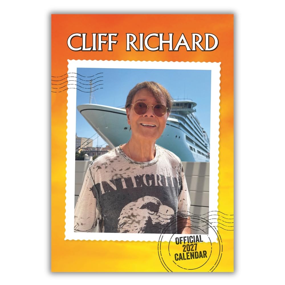 TM-08132-Cliff-Richard-A3-Calendar-2027 TM 08132 Cliff Richard A3 Calendar