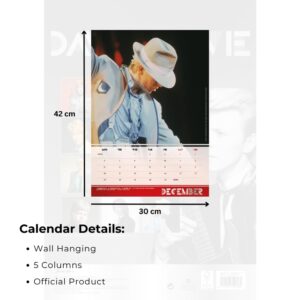 TM 08133 David Bowie A3 Calendar 2027