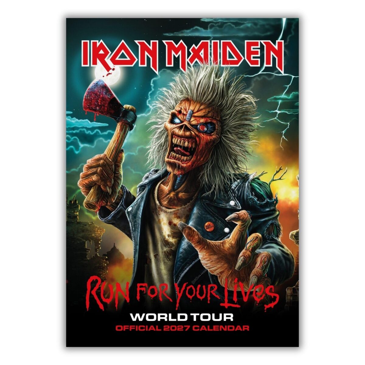 TM 08136 Iron Maiden A3 Calendar