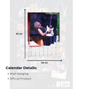 TM 08136 Iron Maiden A3 Calendar 2027