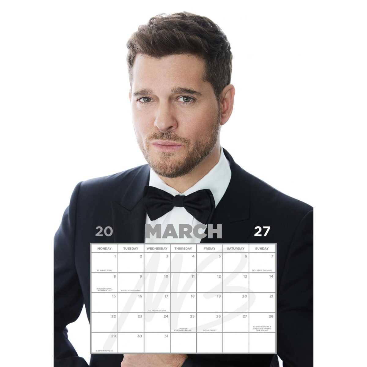 TM 08137 Michael Buble A3 Calendar 2027