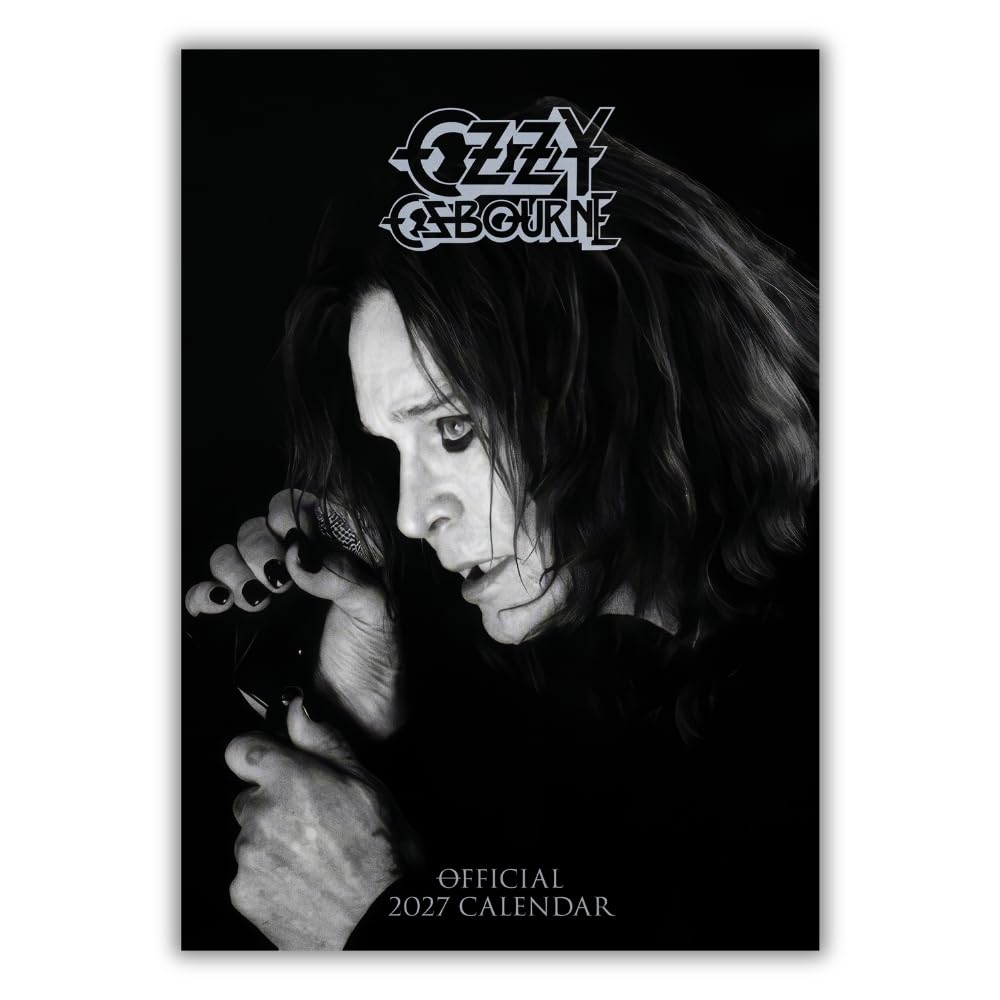 TM-08140-Ozzy-Osbourne-A3-Calendar-2027 TM 08140 Ozzy Osbourne A3 Calendar