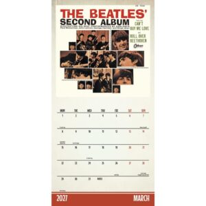 TM 08146 The Beatles Square Calendar 2027
