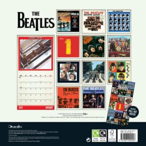 TM 08146 The Beatles Square Calendar 2027