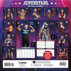 TM 08154 WWE Superstars Square Calendar 2027