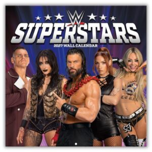 TM 08154 WWE Superstars Square Calendar