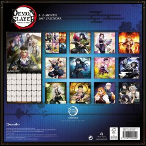 TM 08158 Demon Slayer Square Calendar 2027