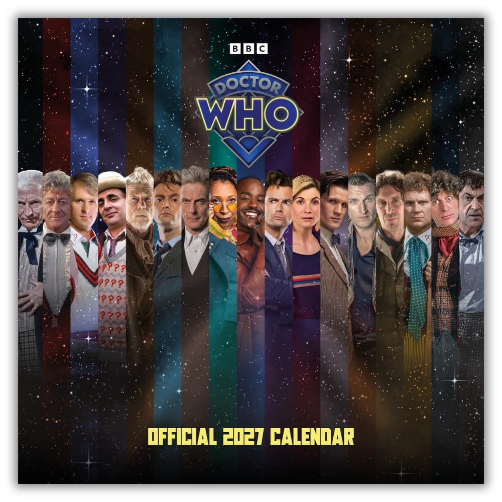 TM-08160-Doctor-Who-Square-Calendar-2027 TM 08160 Doctor Who Square Calendar