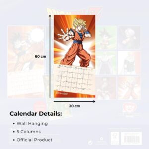TM 08162 Dragon Ball Z Square Calendar 2027