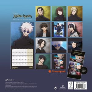 TM 08173 Jujutsu Kaisen Square Calendar 2027