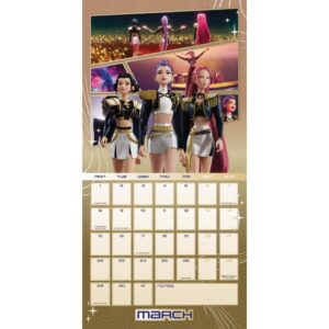 TM 08174 K POP Demon Hunters Square Calendar 2027