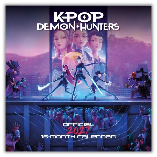 TM 08174 K POP Demon Hunters Square Calendar