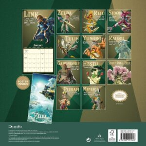 TM 08175 The Legend Of Zelda Square Calendar 2027