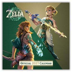 TM 08175 The Legend Of Zelda Square Calendar