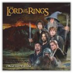 TM 08177 The Lord Of The Rings Square Calendar
