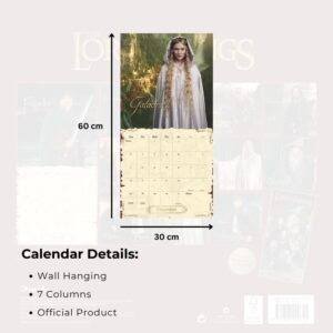 TM 08177 The Lord Of The Rings Square Calendar 2027