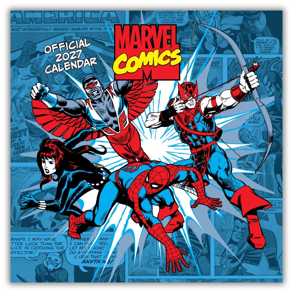 TM-08178-Marvel-Square-Calendar-2027 TM 08178 Marvel Square Calendar