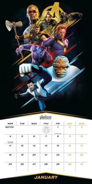 TM 08179 Marvel Doomsday Square Calendar 2027