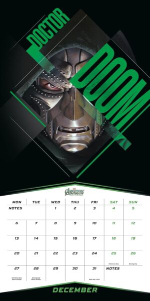 TM 08179 Marvel Doomsday Square Calendar 2027