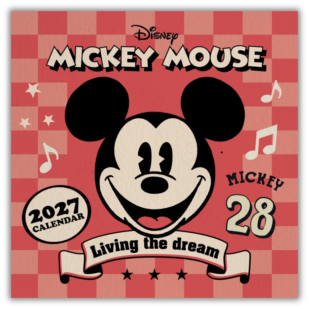 TM-08180-Mickey-Mouse-Square-Calendar-2027 TM 08180 Mickey Mouse Square Calendar