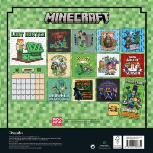 TM 08181 Minecraft Square Calendar 2027