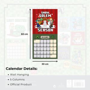 TM 08181 Minecraft Square Calendar 2027