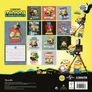 TM 08182 Minions 3 Square Calendar 2027